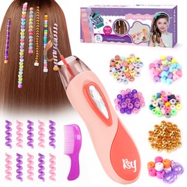 5 6 7 8 9 10 Year Old Girls Gifts : Toys for Girls Age 6-12 Hair Accessories Beads for Braids Girl Birthday Presents Age 6 7 8 DIY Hair Princess Decoration Hair Braiding Kit Toys for Kids Girls