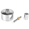 400ml Stainless Steel Thickened Alcohol Burner with Screw and Wick