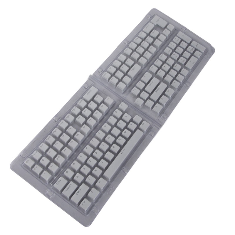 Keyboard Keycaps 132 Keys Pudding Transparent OEM Height PBT Two