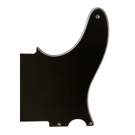 Fits Fender Esquire Telecaster 5 Hole Blank Style Guitar Pickguard (3 Ply Black)