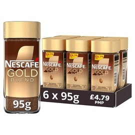 Nescafe Gold Blend 95g Instant Premium Coffee (24 Jars x 95g, Gold Blend)