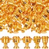 Leinuosen 50 Pcs Well Done Tiny Trophy Bulk Mini Resin