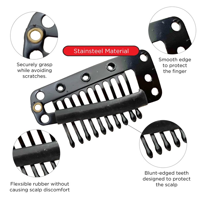 Donna Wig Clips 12PCS - Hair Clips for Women, Hair