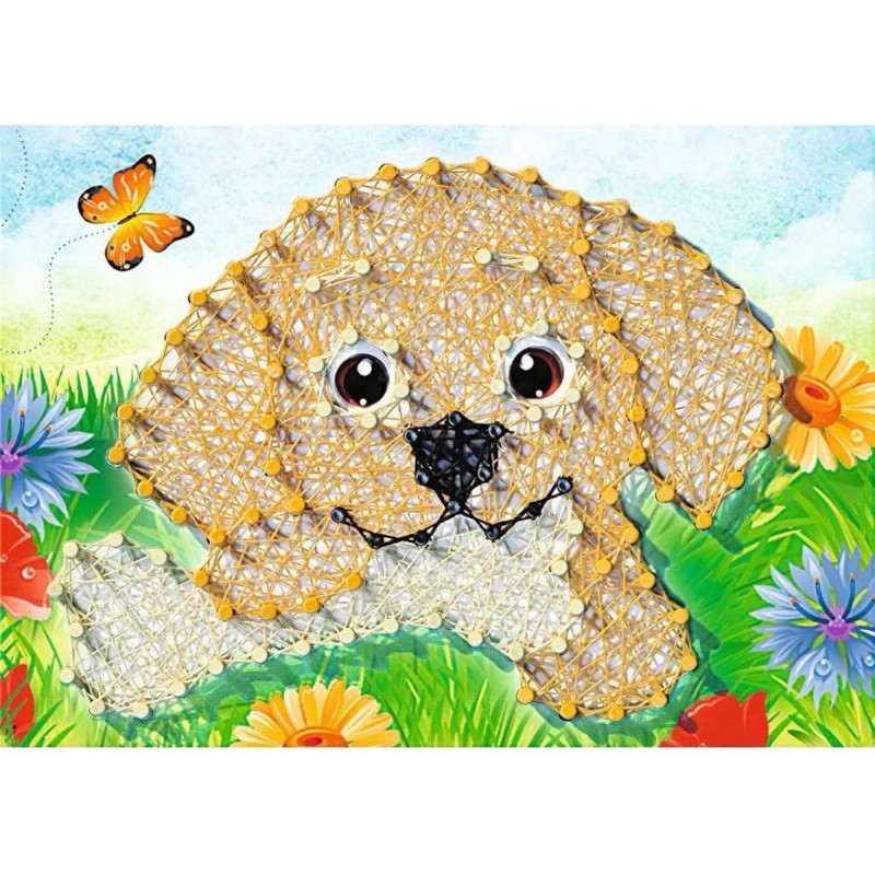 Ravensburger Manualidad Completa Con Hilo Lindos Perros Ravensburger Flor