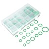 225pcs Car Air Conditioner Seal Ring Kit 18‑Compartment AC O