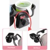 Niciksty Getränkehalter Kinderwagen mit Snack Tablett, 2-in-1 Universal Becherhalter Kinderwagen