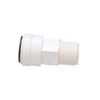 Watts 959301 Aqualock (P-1010) Quick Connect Adapter, 1-Inch, Plastic