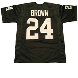 Willie Brown Black Jersey Stitched Custom Football New No Brand/Logos (US, Alpha, X-Large, Regular, Regular, Black)