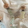 BIBS Pacifier Clip Braided Dusty Pink/Baby Pink