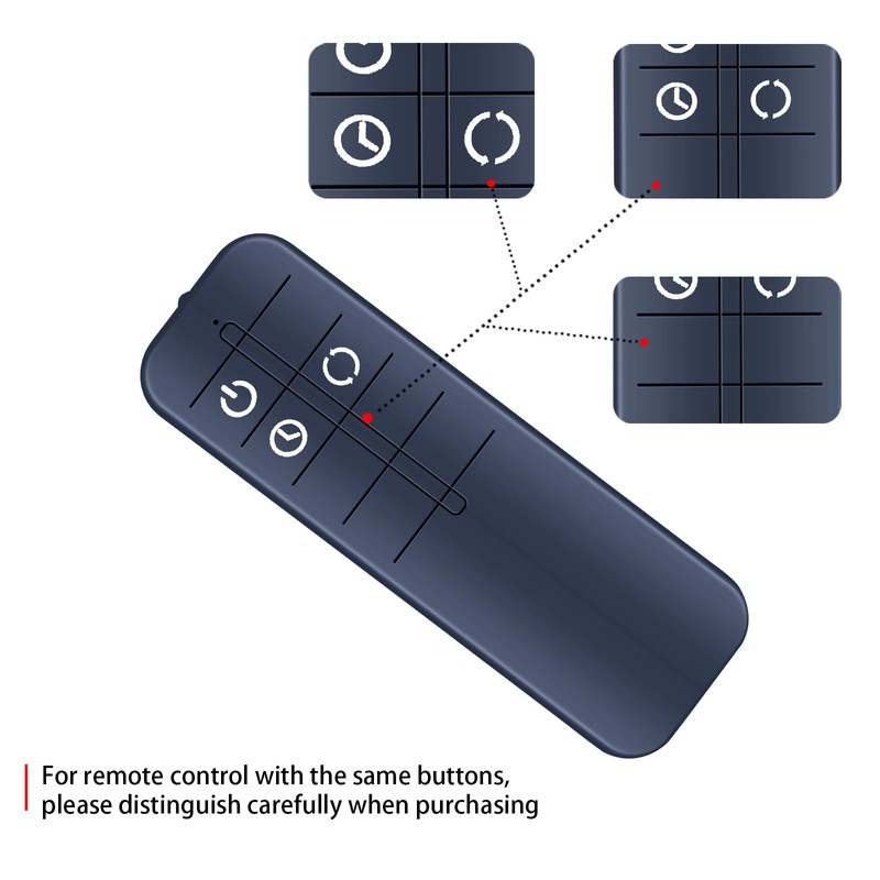 TCNOUMT Replacement Remote Control Compatible with Vornado OSC84 41 Inch