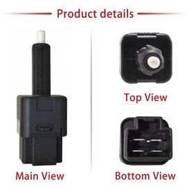 JNFSup Brake Light Switch No.25320-AX000 Fit for Infiniti, Nissan Armada (20-16) Sentra (20-02) Juke (17-11) Frontier (21-05), Renault