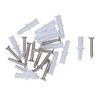 12Pcs Standoff Screw Stainless Steel 19x50mm Wall Mount Advertising Fastener