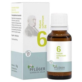 Biochemie Pfl ger Globules No. 6 Potassium Sulfuricum D6, 15 g
