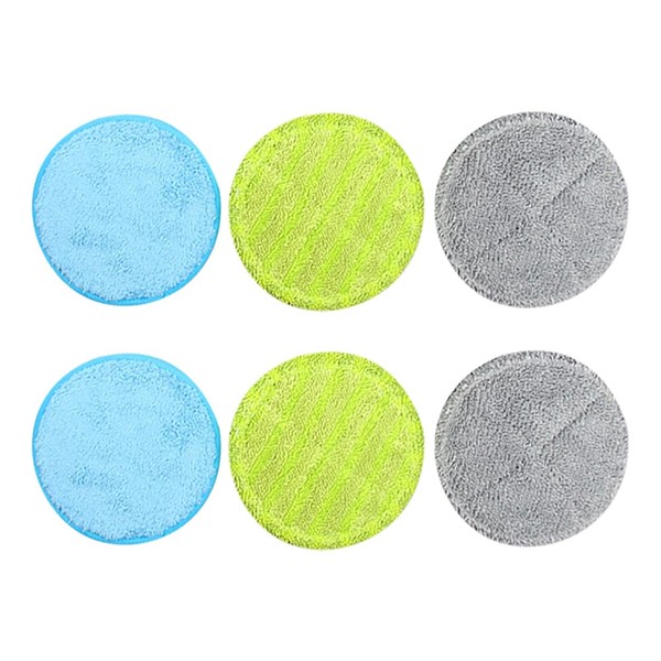 FSSTUD Reusable Mop Pads Microfiber Small Floating Mop Pads, Round