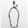 Bieye SS005 Lampshade Lamp Shade Support with Finial for Tiffany