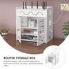 Cabilock Router Storage Box Basket for Hiding Router, Box Wifi