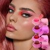 Blush Lip Stick - Cream Blush Stick Eyeshadow Makeup,Jelly Texture