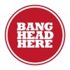 CafePress Bang Head Here If Stressed Square Car Magnet 3