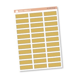 Quarter Box Labels for Erin Condren Evolve & Inspire Planners | EC-017-028 (August)