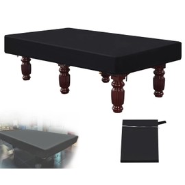 7/8/9 Foot Billiard Pool Table Cover, Waterproof&Tearproof Cover for Pool Table with Storage Bag, Indoor Outdoor All Season Sun Rain Snow Dust Protection Snooker Table Covers (7ft)