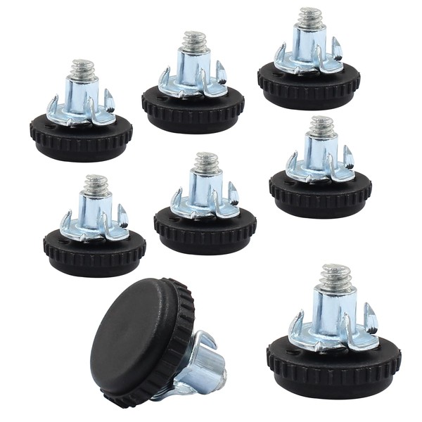 Zorveiio 5/8"-18 Furniture Leveling Feet 8 Pcs Adjustable Table Levelers