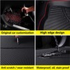 LJWAITO Floor Mats & Cargo Liners & Backrest Mat for