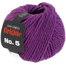 LANA GROSSA Brigitte No. 5 | Double Twisted Merino Wick Yarn | Hand Knitting Yarn Made of 100% Virgin Wool (Extra Fine Merino) | 50 g Wool for Knitting and Crocheting | 75 m Yarn