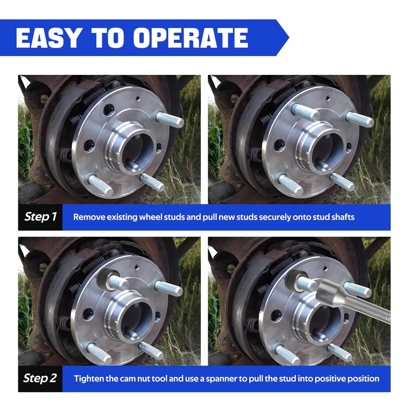 KARTONMOTOR Wheel Stud Installer 22800 Tire Stud Tool Stud Removal