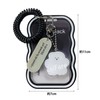 EsiFare Card Holder, Double-Sided Clear Transparent Pass Case, 2-Piece Set,