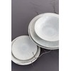 KULINA Tapas Teller ICE WHITE, 16,5 cm, Weiß, minimalistischer Stil,