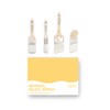 Zibra Pro Grade 4-Piece Furniture Paint Brush Set for Refinishing