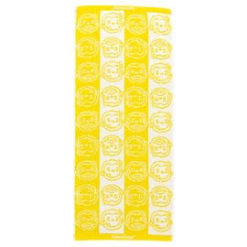 Curious George [Face Towel] Jacquard Long Towel/Yellow Line Up