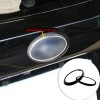 autotrim000 Gloss Black Front Rear Emblem Badge Logo Trim 2PCS