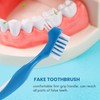 Kopinma Pack of 12 Denture Brush Hard Denture Cleaning Brush