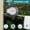 ARVO ARVO Wall Mounted Double Retractable Washing Line - 30m