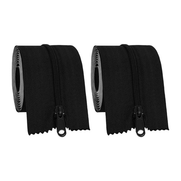 Colcolo 2 Roll Door Zipper Self Sticky Dust Protection Dust