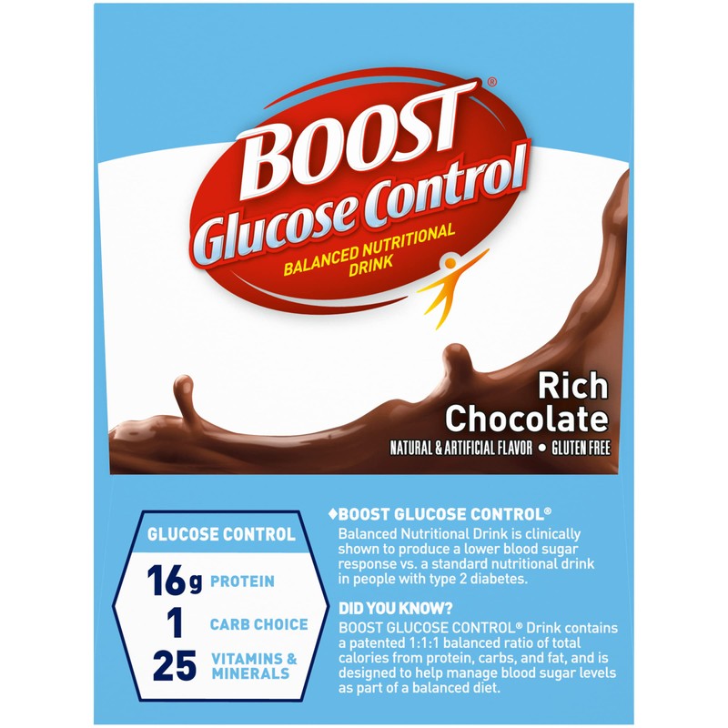 Boost Glucose Control Rich Chocolate Ready To Drink, 8 oz.,