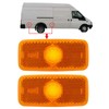 BIAREN 2x Side Marker Light Lamp Lens For Ford Transit