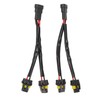 Headlight 2 Way Splitter Cable Socket Harness Male to Female