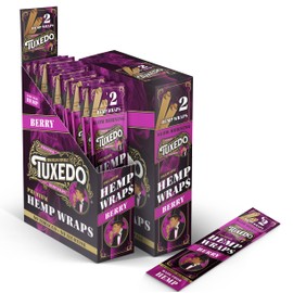TUXEDO ROLLING WRAP PAPER BERRY (2) / Made in DOMINICAN REPUBLIC/SLOWBURNING (PACK OF 25)