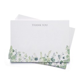 ANGEL & DOVE 25 Eucalyptus Thank You Cards & Envelopes