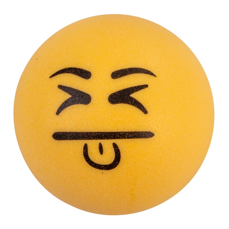 STIGA 6 Pack Emoji Ping Pong Balls - 40mm ITTF