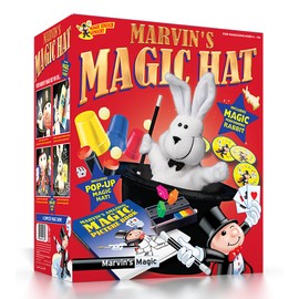 Marvin's Magic - Amazing Magic Rabbit and Top Hat Trick | Amazing Magic Tricks Set For Children | Includes Pop Up Magic Hat, Wand and Magic Rabbit | Suitable for Ages 6+