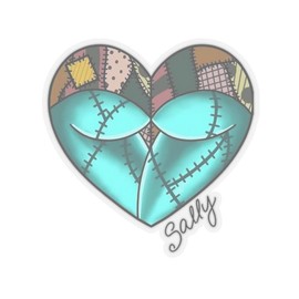 Stitch girl butt Kiss-Cut Stickers - size: 2" × 2", surface: Transparent