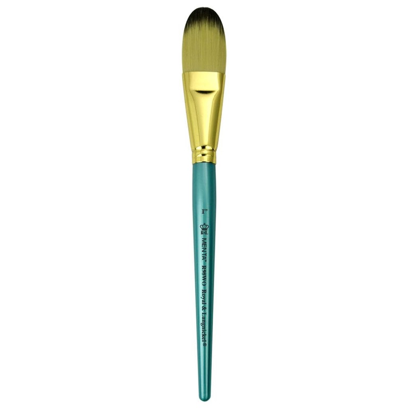 Menta Synthetic Blend Oval Wash Brush - 1"