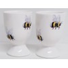 Bees Egg Cups Set of 6 Fine Bone China Bumblebee