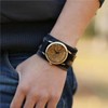 Punk Men's Watch Retro Do Old Style Braided Leather Bracelet