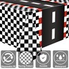 2 PCS Racing Car Plastic Tablecloths Car Theme Disposable Party