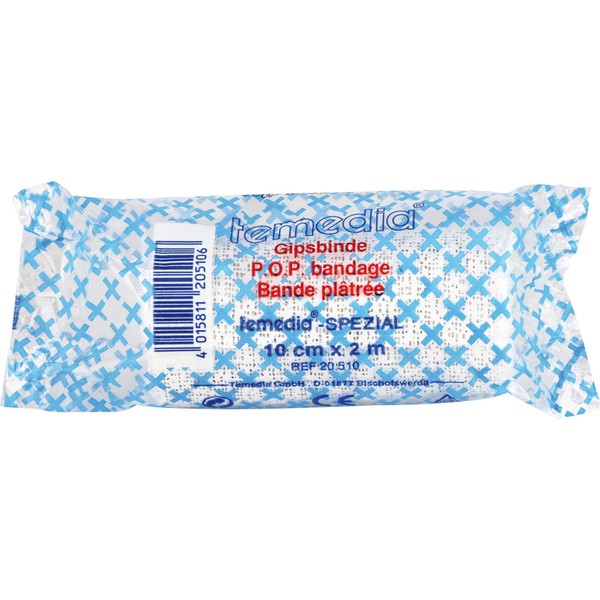 Temedia Special Plaster Bandage 2 m x 10 cm, Pack