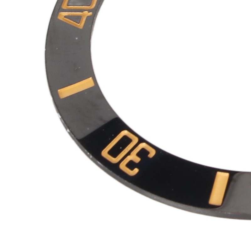 40mm Diameter Watch Bezel Insert Ring Clear Scale Luminous Ceramic